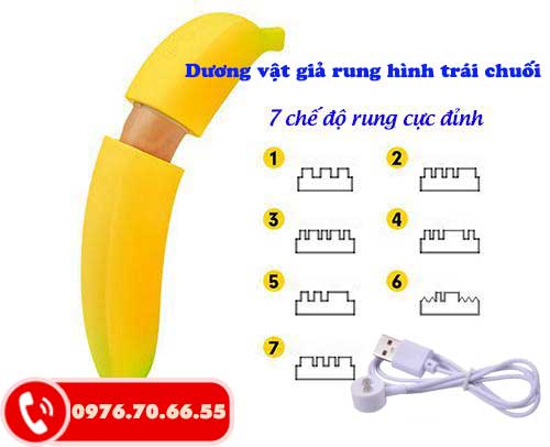 Dương vật giả rung hình trái chuối