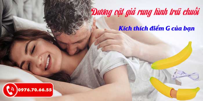 Dương vật giả rung hình trái chuối