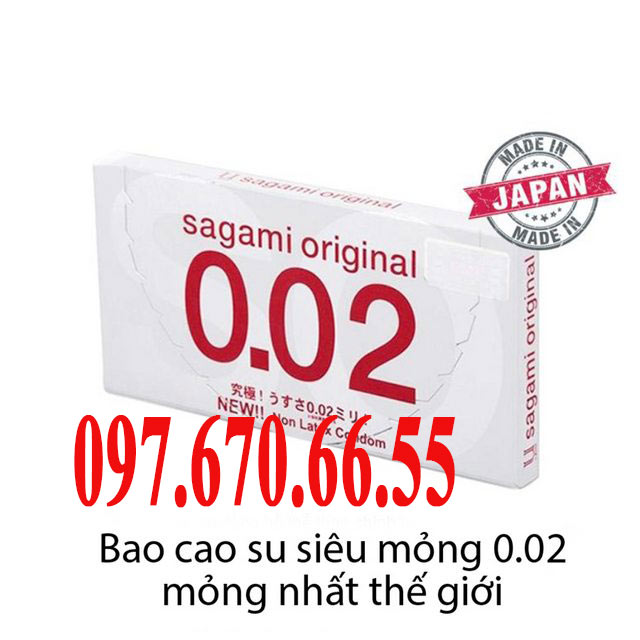 Ưu điểm của sản phẩm bao cao su siêu mỏng Sagami Original