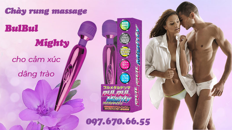 Chày rung massage Bulbul Mighty kích thích điểm G