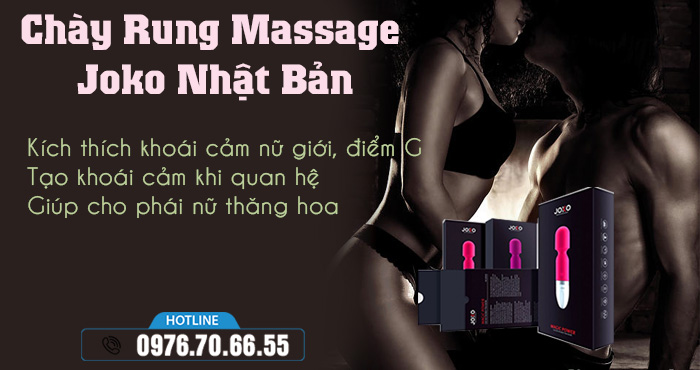 Công dụng Chày Rung Massage Joko