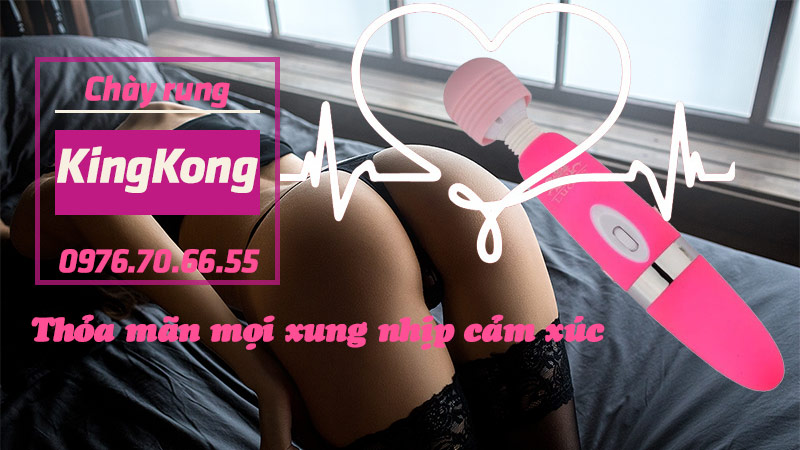 Chày rung massage kích thích điểm G King Kong