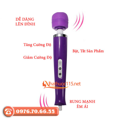 Ưu điểm của chày rung Magic Wand siêu mạnh