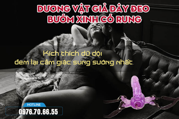 Dương vật giả dây đeo Bướm xinh