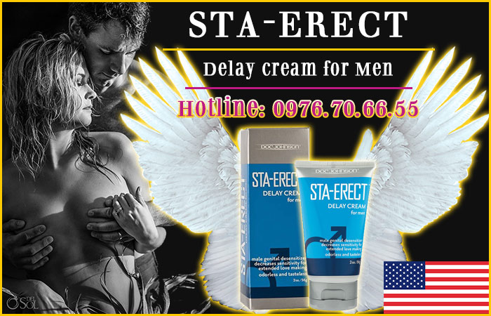 Gel chống xuất tinh sớm Sta-Erect Delay Cream 