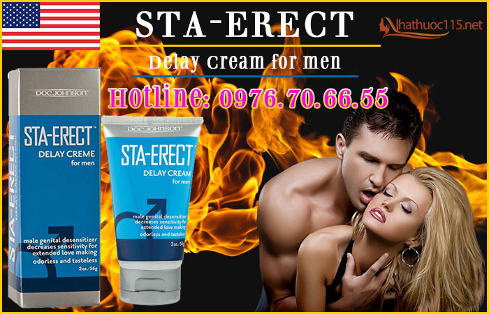 Gel chống xuất tinh sớm Sta-Erect Delay Cream 