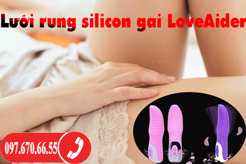 Lưỡi rung silicon gai LoveAider