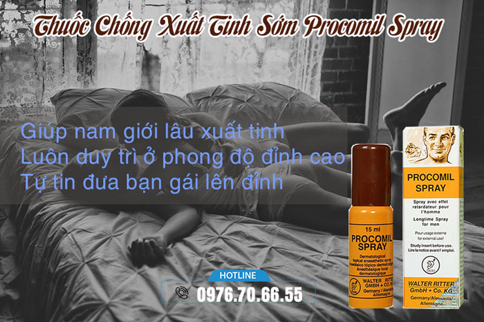 Thuốc Chống Xuất Tinh Sớm Procomil Spray