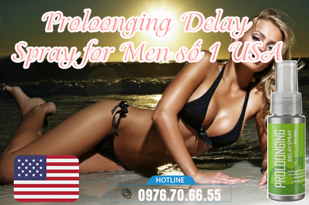 ưu điểm Proloonging Delay Spray for Men số 1 USA