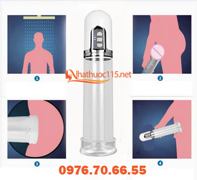 Máy tập tăng kích thước dương vật Lovetoy White VX5