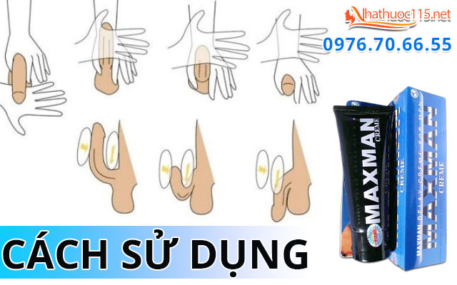 cách sử dụng gel maxman cream