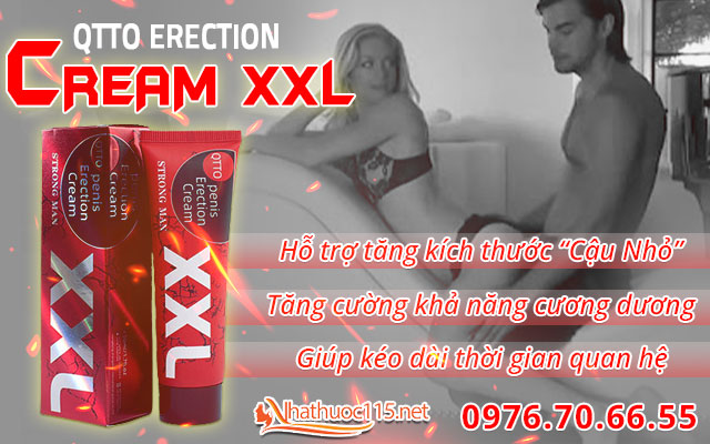 công dụng qtto penis erection cream xxl