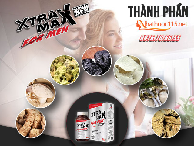 Thành phần Xtramax for men