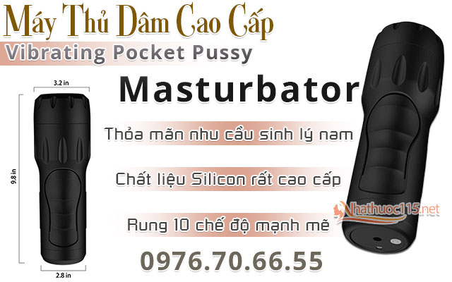 công dụng vibrating pocket pussy masturbator