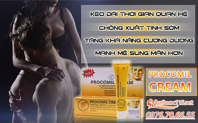 công dụng procomil cream